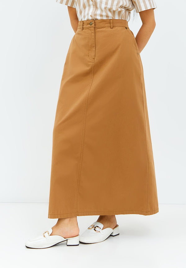 Carila Brown Skirt | G.21104