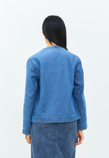 Kagome Two Pieces Dark Blue Denim | G.5196