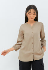 Zendaya Taupe Blouse | G.13107