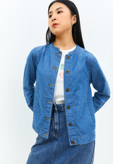 Kagome Two Pieces Dark Blue Denim | G.5196