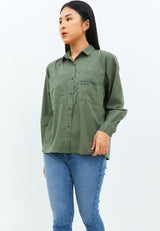 Jocelyn Green Oversize Shirt | G.11636