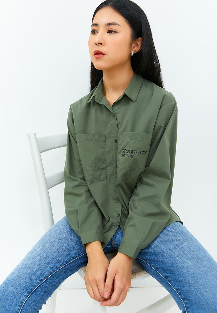 Jocelyn Green Oversize Shirt | G.11636