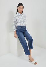 Taper Jeans Dark Blue Denim | G.31127