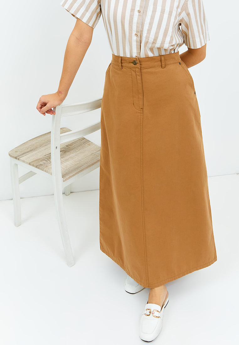 Carila Brown Skirt | G.21104