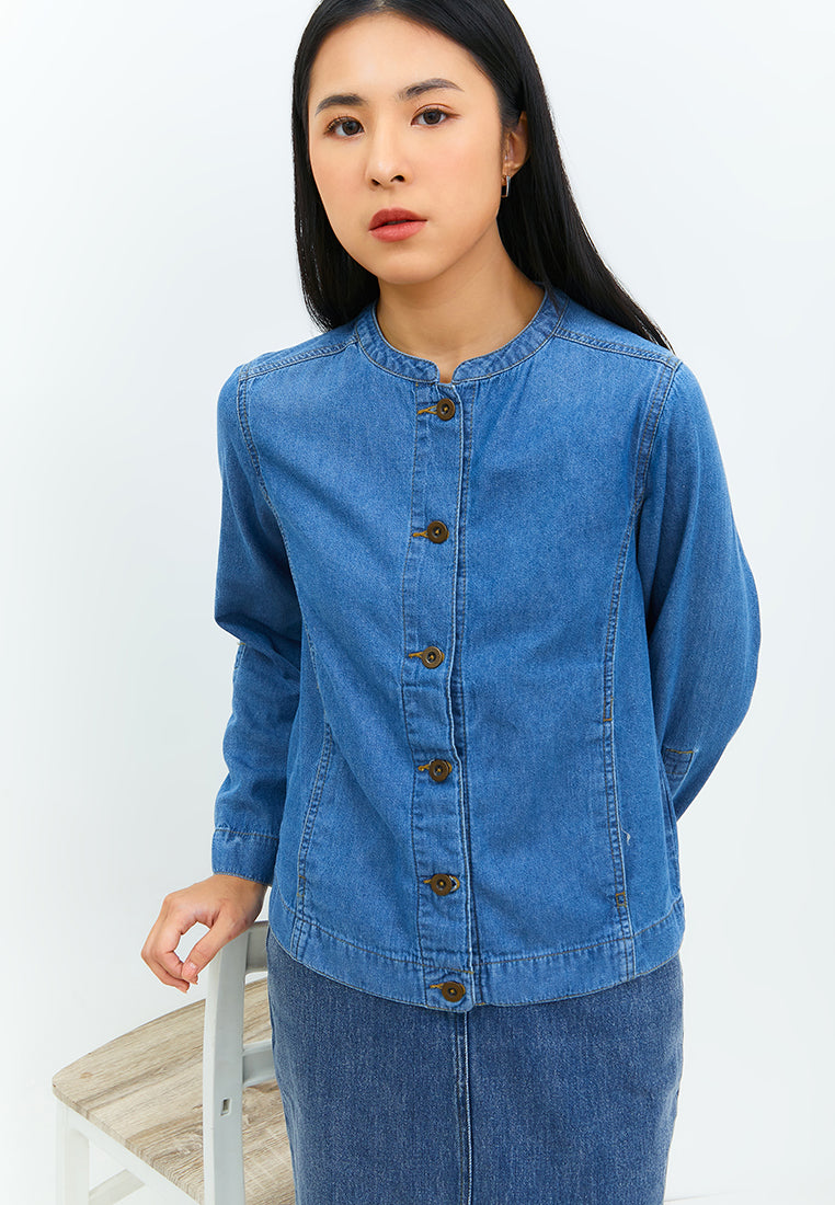 Kagome Two Pieces Dark Blue Denim | G.5196