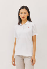 Brianna White Polo T-Shirt | G.7423