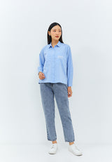 Jocelyn Blue Oversize Shirt | G.11635