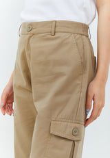 Lara Khaki Cargo Pants | G.3904