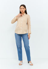 Aemma Cream Stripe Shirt | G.11632