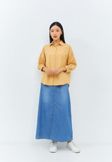 Bethari Brown Oversize Shirt | G.13117