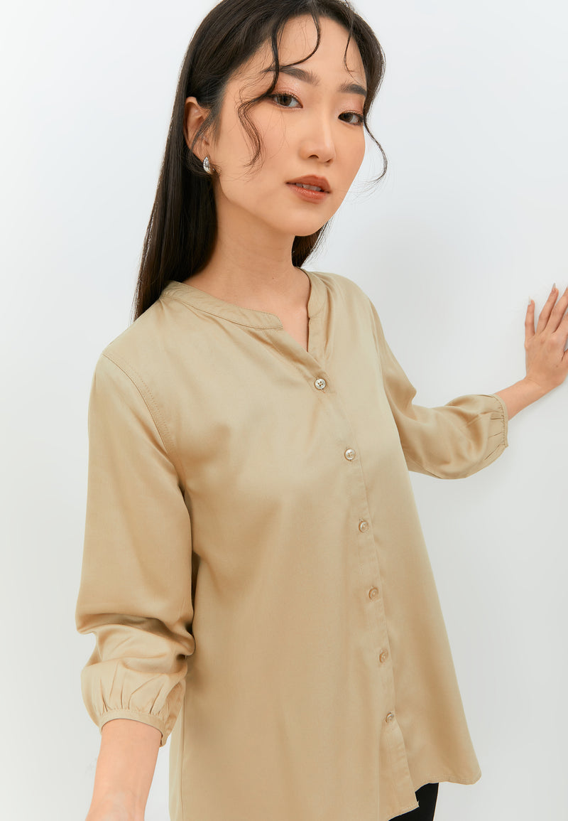 Zendaya Khaki Blouse | G.13106