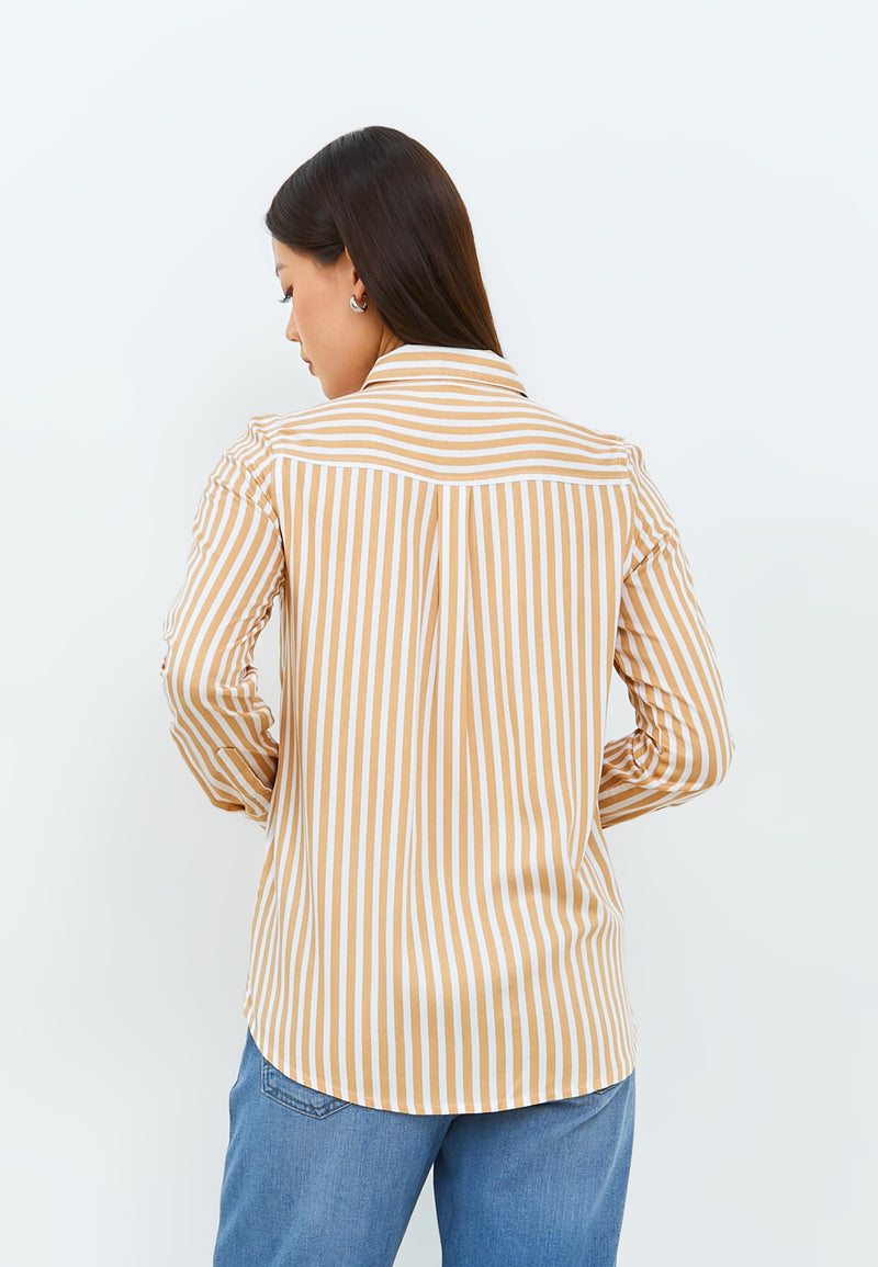 Aemma Cream Stripe Shirt | G.11632