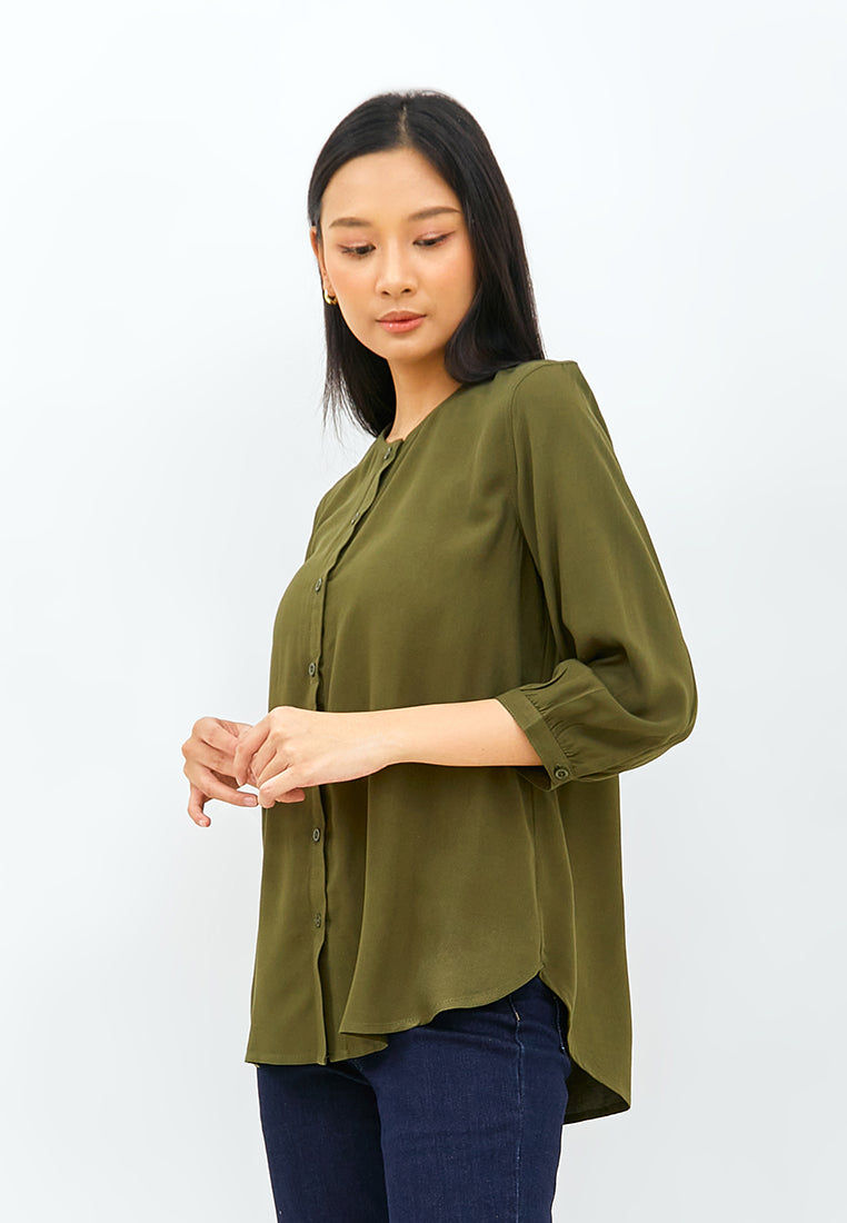 Arwen Dark Green Blouse | G.1390