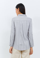 Aemma Grey Stripe Shirt | G.11608