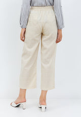 Grasia Drawstring Pants Cream | G.3222