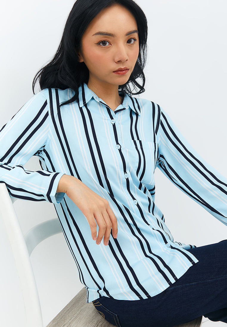 Aemma Blue Stripe Shirt | G.11606
