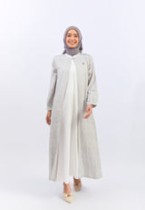 Farrah Grey Two Set Dress | G.42120