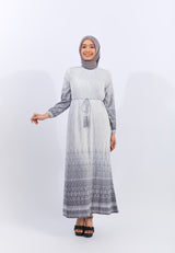 Geela X Aurelie Hermansyah Hafsah Grey Dress | G.42123