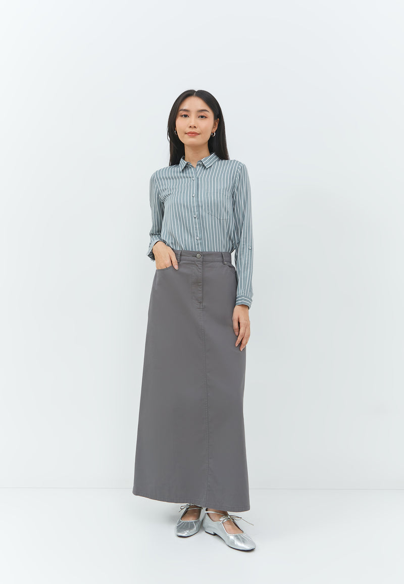 Alondra Deep Grey Skirt | G.21122