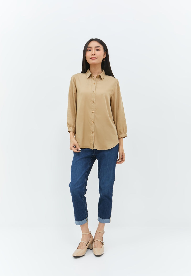 Della Brown Shirt | G.13135