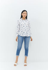 Tatum Flower Blue Shirt | G.11663