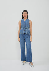 Laras Blue Denim Sleeveless | G.6310
