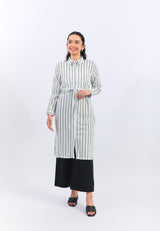 Mahira Green Stripe Tunic | G.1755