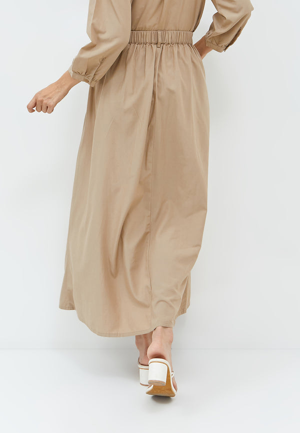Renata Light Brown Skirt | G.2207