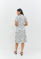 Agatha Flower Hitam Dress | G.43140