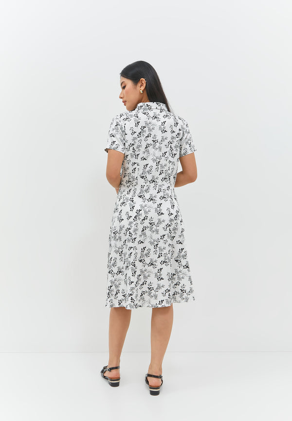 Agatha Flower Hitam Dress | G.43140