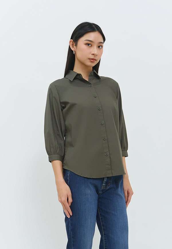 Elvira Green Shirt | G.1408