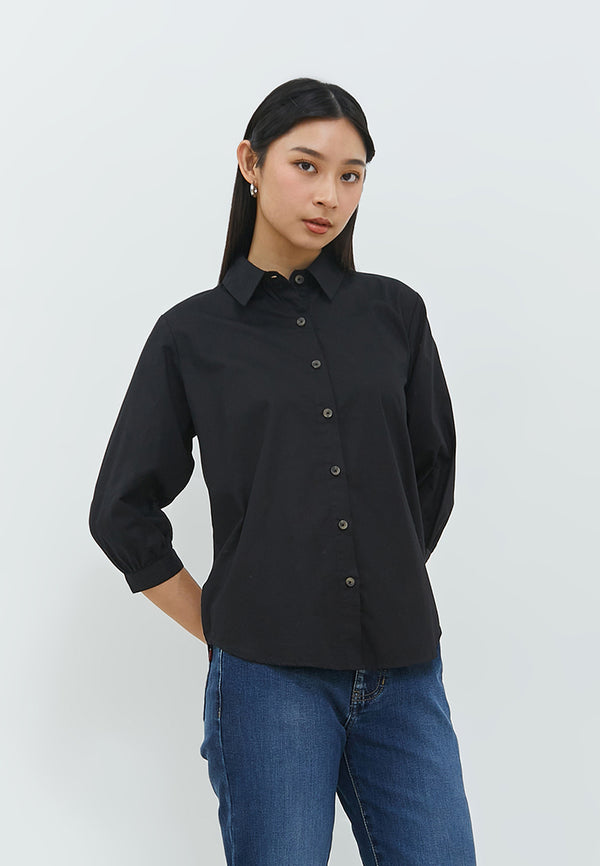Elvira Black Shirt | G.1407
