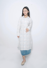 Mona Blue Flower Tunic | G.1723