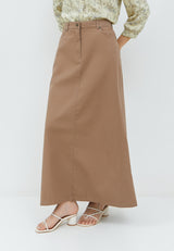 Alondra Deep Brown Skirt | G.21125