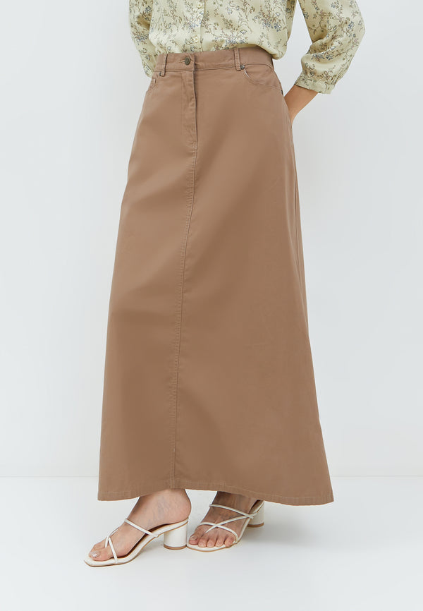Alondra Deep Brown Skirt | G.21125
