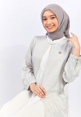 Farrah Grey Two Set Dress | G.42120