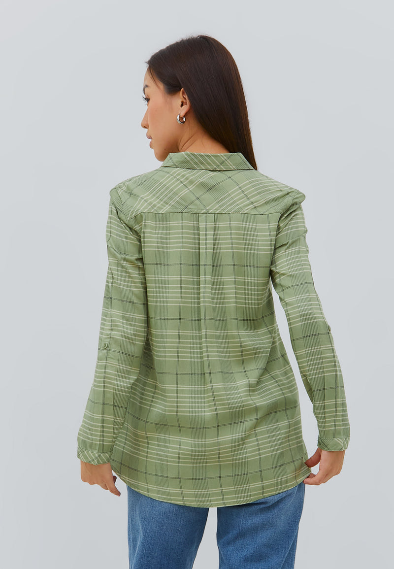 Slavia Green Stripe Shirt | G.11640