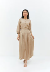 Renata Light Brown Skirt | G.2207