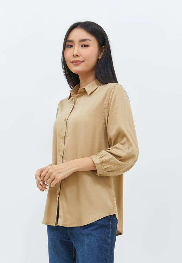 Della Brown Shirt | G.13135