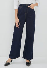 Loose Jeans Dark Blue Denim  | G.3408