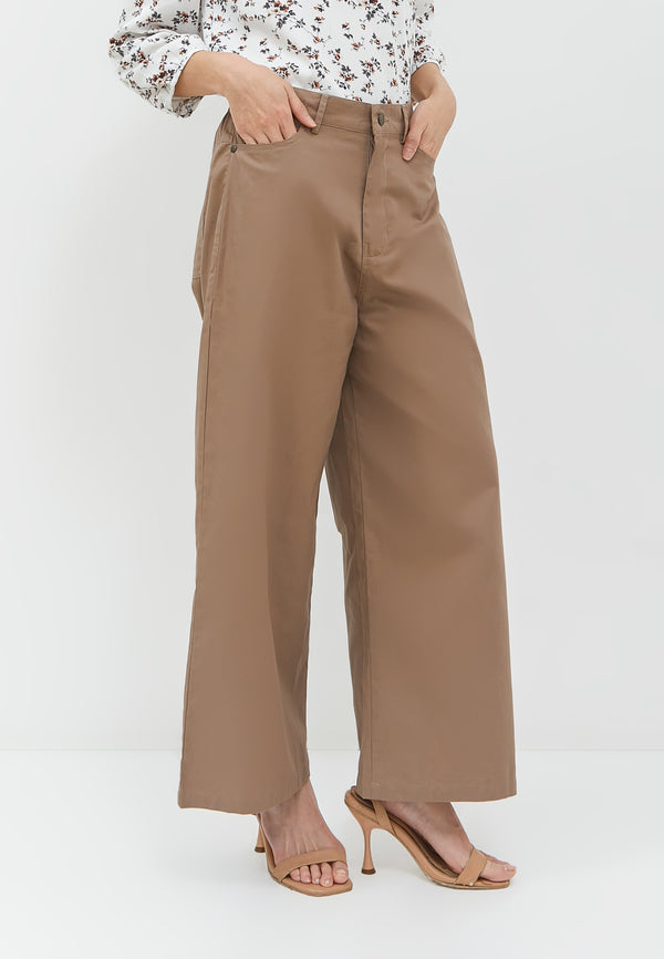 Elena Deep Brown Culottes | G.3229