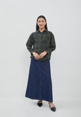 Nevaya Navy Green Shirt | G.11689