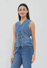 Laras Blue Denim Sleeveless | G.6310