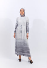 Geela X Aurelie Hermansyah Hafsah Grey Dress | G.42123