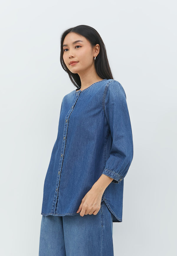 Clare Blue Blouse | G.13130