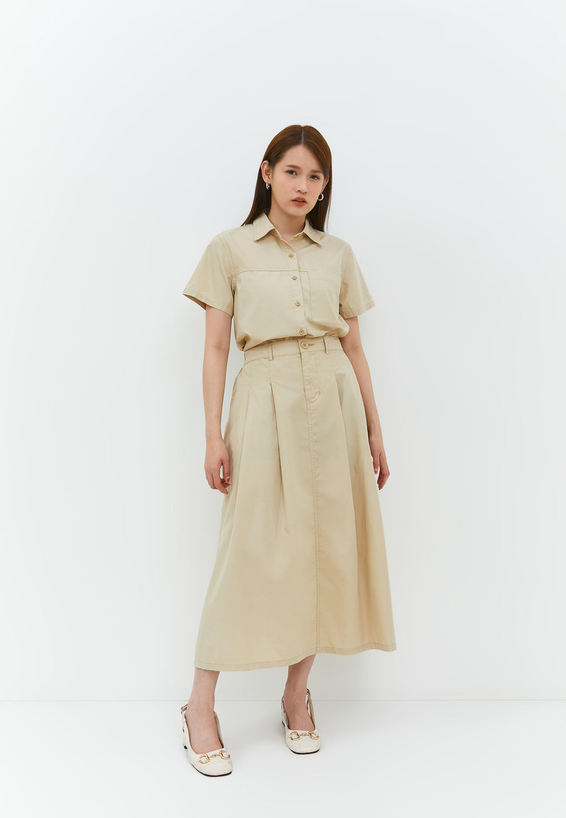 Zaina Brown Skirt  | G.2204