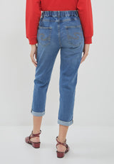 Folded Jeans Light Blue Denim | G.3809