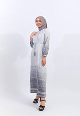 Geela X Aurelie Hermansyah Hafsah Grey Dress | G.42123
