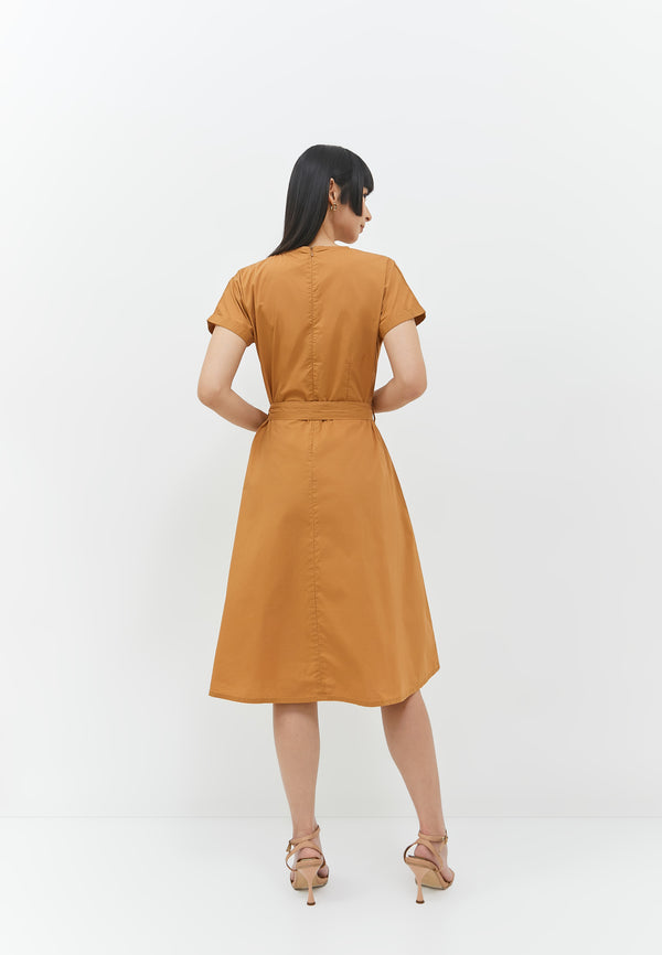 Gemma Brown Dress | G.43136