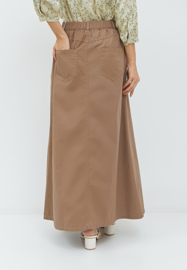 Alondra Deep Brown Skirt | G.21125